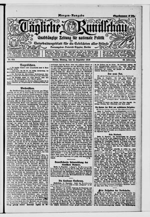 Tägliche Rundschau vom 15.12.1919