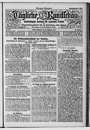 Tägliche Rundschau vom 24.12.1919