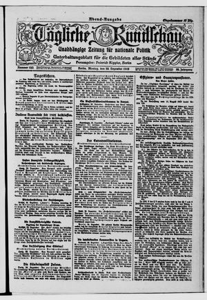 Tägliche Rundschau vom 29.12.1919