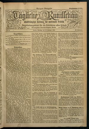 Tägliche Rundschau on Feb 16, 1920