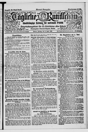 Tägliche Rundschau vom 04.06.1920