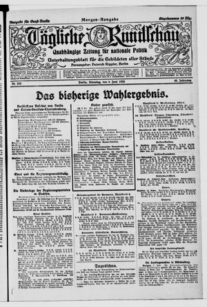 Tägliche Rundschau on Jun 8, 1920