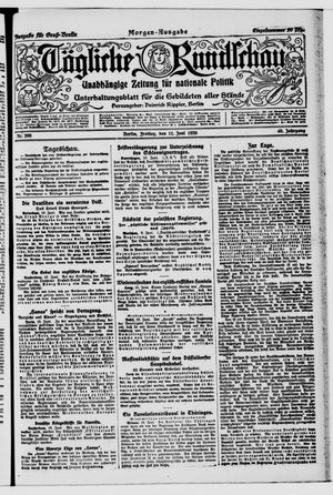 Tägliche Rundschau vom 11.06.1920
