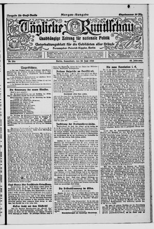 Tägliche Rundschau vom 26.06.1920