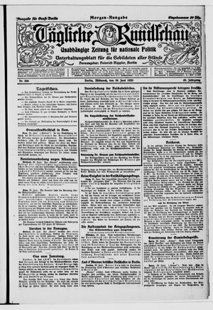 Tägliche Rundschau vom 30.06.1920