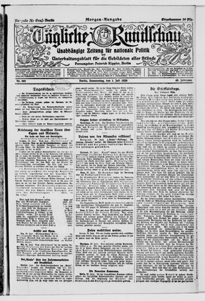 Tägliche Rundschau vom 01.07.1920