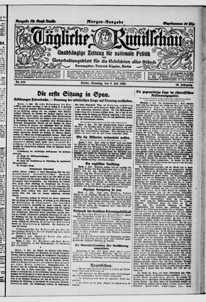 Tägliche Rundschau vom 05.07.1920