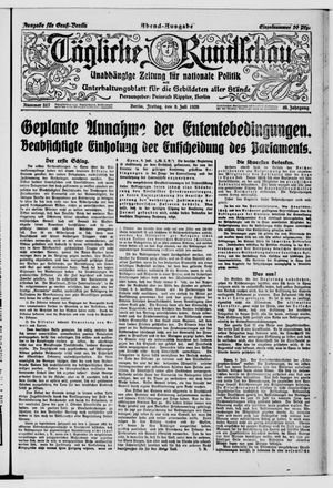 Tägliche Rundschau vom 09.07.1920