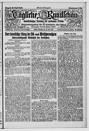 Tägliche Rundschau on Jul 12, 1920