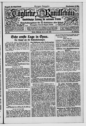 Tägliche Rundschau vom 14.07.1920