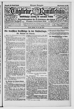 Tägliche Rundschau vom 16.07.1920