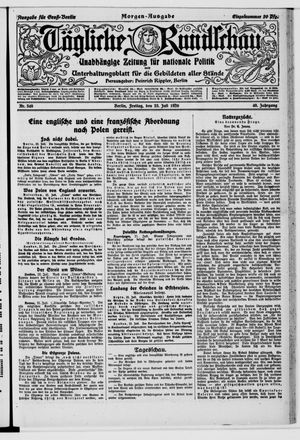 Tägliche Rundschau vom 23.07.1920
