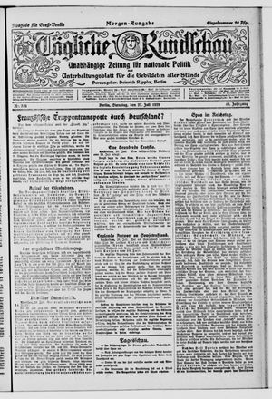 Tägliche Rundschau on Jul 27, 1920