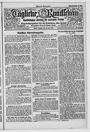 Tägliche Rundschau vom 30.07.1920