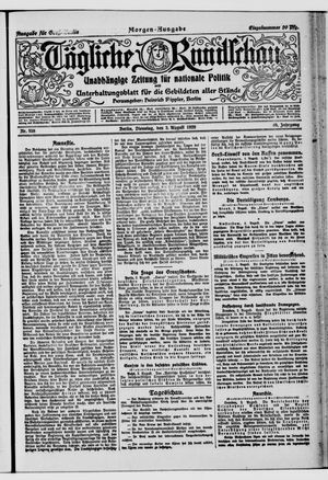 Tägliche Rundschau vom 03.08.1920