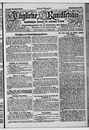 Tägliche Rundschau vom 03.08.1920