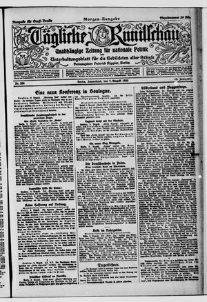 Tägliche Rundschau vom 07.08.1920