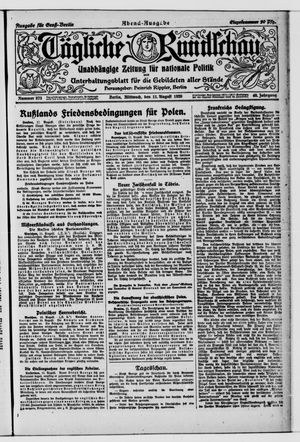 Tägliche Rundschau vom 11.08.1920