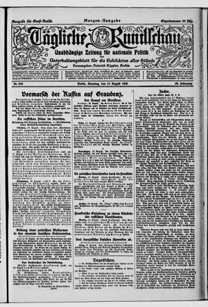 Tägliche Rundschau vom 17.08.1920