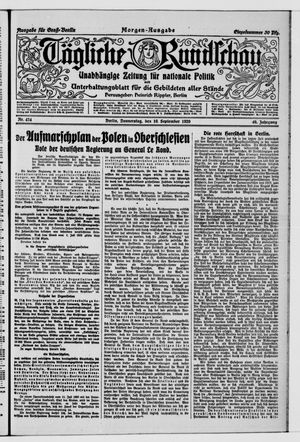 Tägliche Rundschau vom 16.09.1920