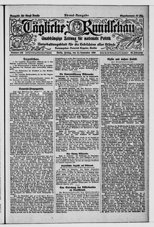 Tägliche Rundschau vom 24.09.1920