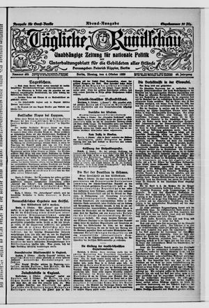 Tägliche Rundschau vom 04.10.1920