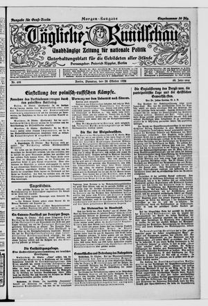 Tägliche Rundschau vom 26.10.1920