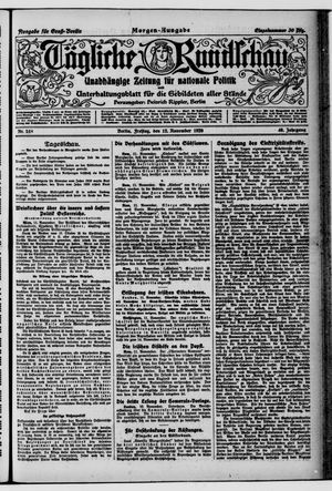 Tägliche Rundschau vom 12.11.1920