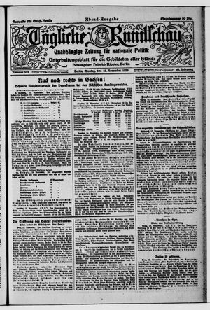Tägliche Rundschau vom 15.11.1920