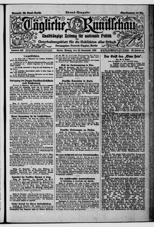 Tägliche Rundschau vom 22.11.1920