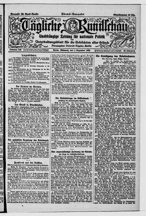 Tägliche Rundschau vom 01.12.1920