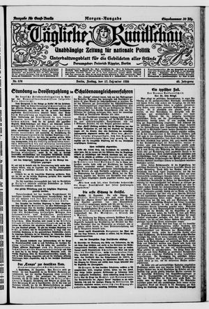Tägliche Rundschau vom 17.12.1920