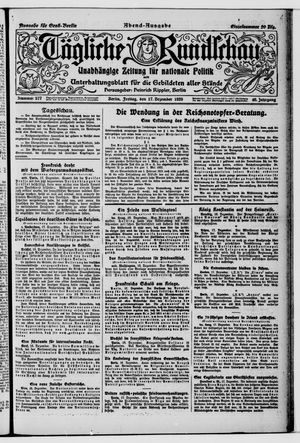 Tägliche Rundschau vom 17.12.1920