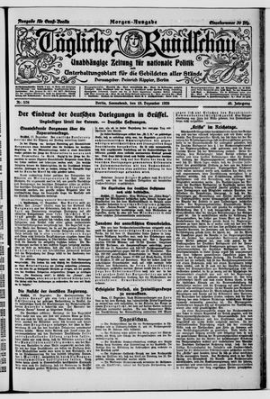 Tägliche Rundschau vom 18.12.1920