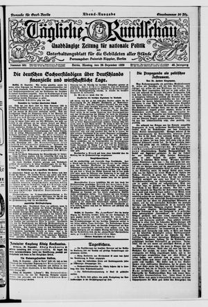 Tägliche Rundschau vom 20.12.1920