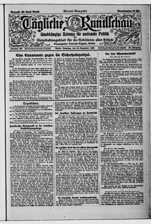 Tägliche Rundschau vom 28.12.1920