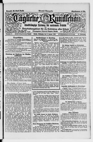 Tägliche Rundschau on Jan 5, 1921