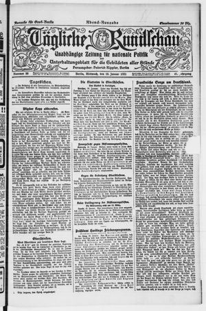 Tägliche Rundschau on Jan 19, 1921