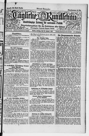 Tägliche Rundschau vom 21.01.1921