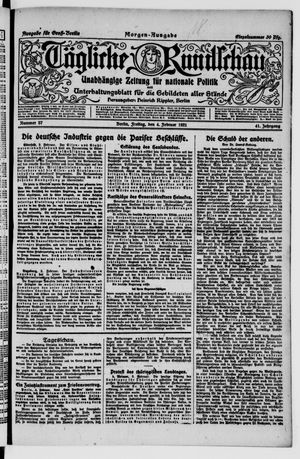 Tägliche Rundschau on Feb 4, 1921