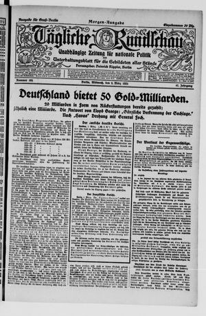 Tägliche Rundschau on Mar 2, 1921