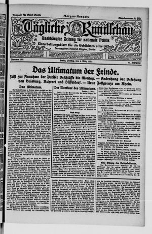 Tägliche Rundschau on Mar 4, 1921