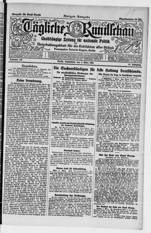 Tägliche Rundschau vom 05.03.1921