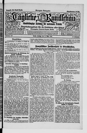 Tägliche Rundschau vom 11.03.1921