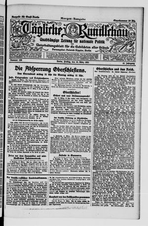 Tägliche Rundschau on Mar 18, 1921
