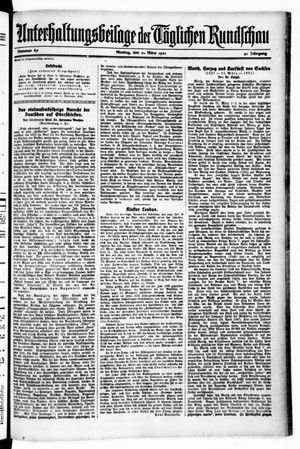 Tägliche Rundschau on Mar 21, 1921