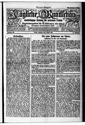 Tägliche Rundschau on Apr 3, 1921