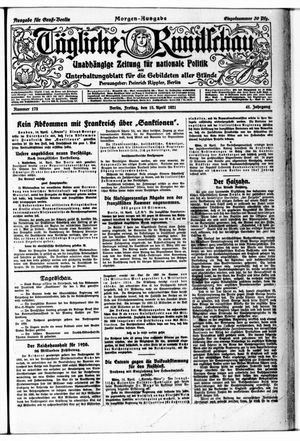 Tägliche Rundschau vom 15.04.1921