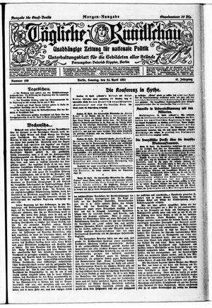 Tägliche Rundschau on Apr 24, 1921