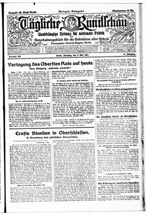 Tägliche Rundschau on May 3, 1921